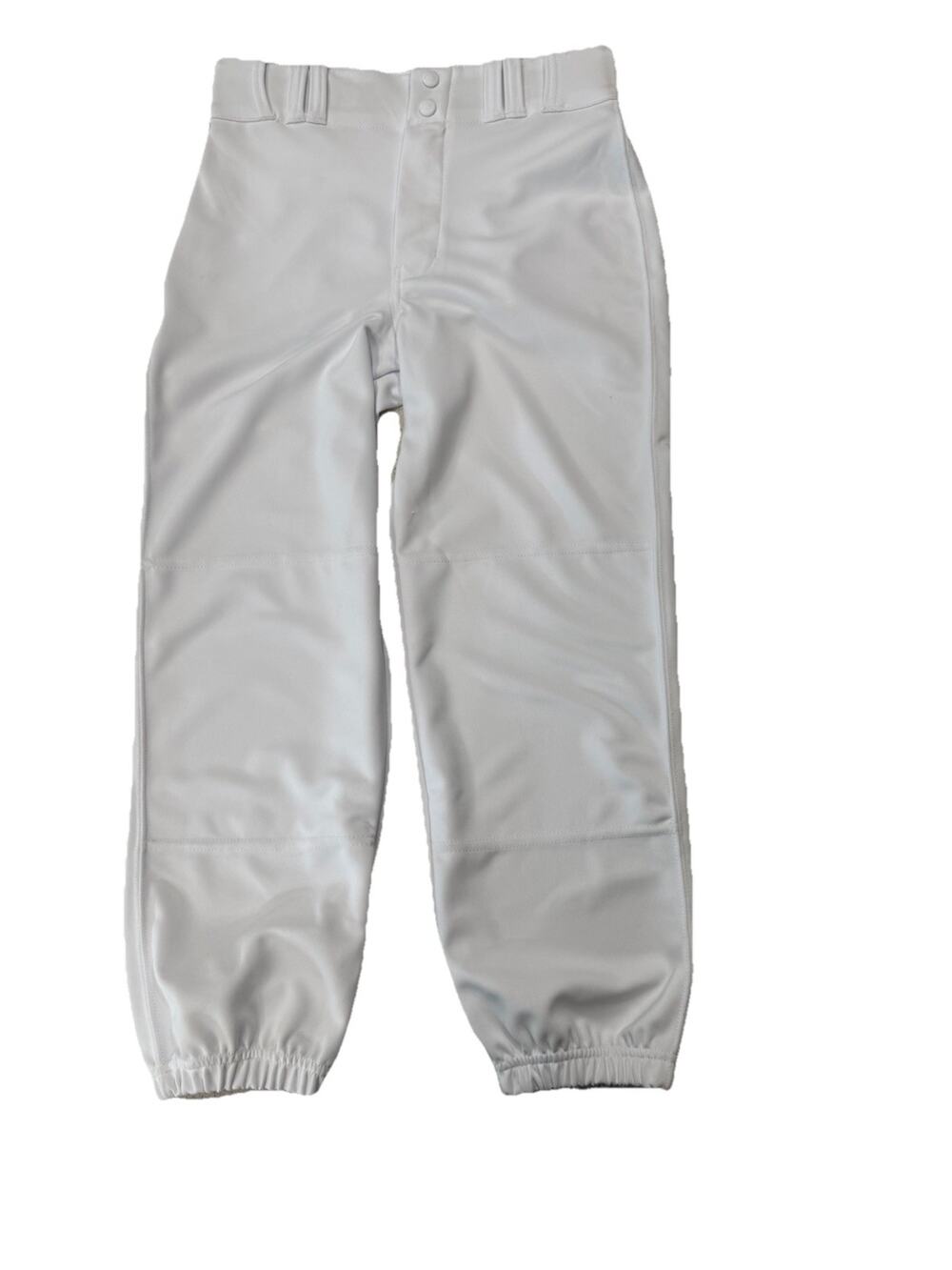 NWT Champro Youth XL White Baseball Pants Unisex Elastic Hem Tiny Snag